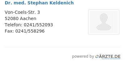 Dr med stephan keldenich