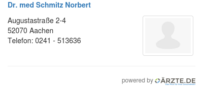 Dr med schmitz norbert