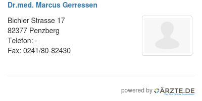Dr med marcus gerressen