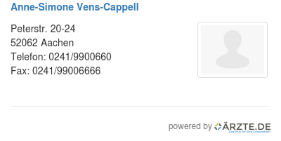 Anne simone vens cappell