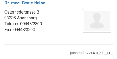 Dr med beate heine