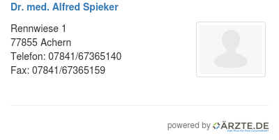 Dr med alfred spieker