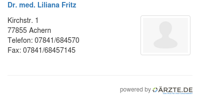 Dr med liliana fritz
