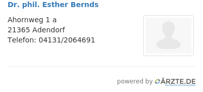 Dr phil esther bernds 654219