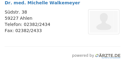 Dr med michelle walkemeyer