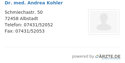 Dr med andrea kohler 645349