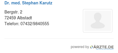 Dr med stephan karutz 284405