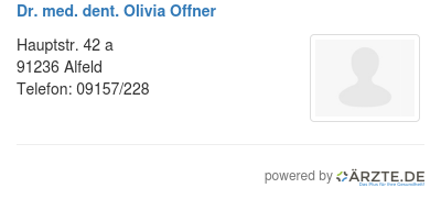 Dr med dent olivia offner