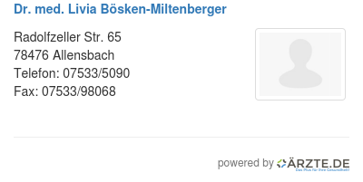 Dr med livia boesken miltenberger