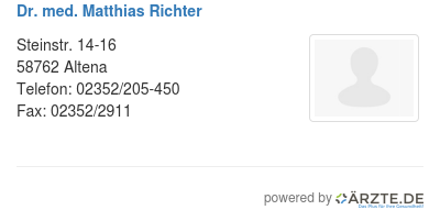Dr med matthias richter 519430