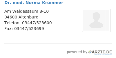 Dr med norma kruemmer 647056