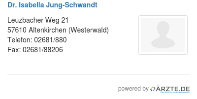 Dr isabella jung schwandt