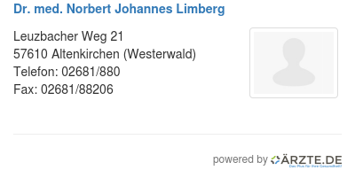 Dr med norbert johannes limberg