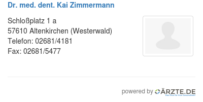 Dr med dent kai zimmermann 506126