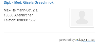 Dipl med gisela greschniok