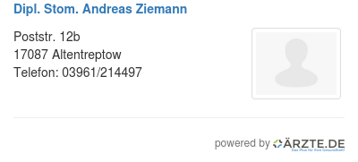 Dipl stom andreas ziemann