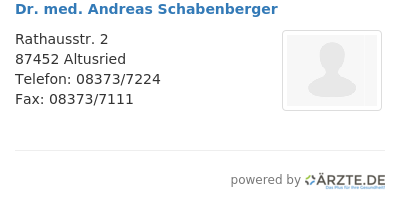 Dr med andreas schabenberger