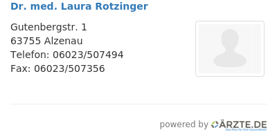 Dr med laura rotzinger