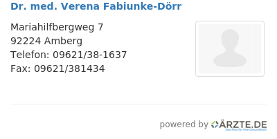 Dr med verena fabiunke doerr 658428