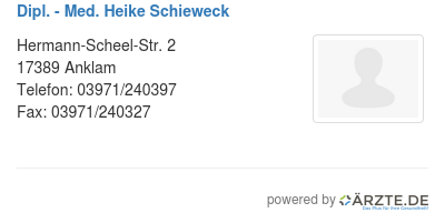 Dipl med heike schieweck
