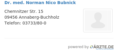 Dr med norman nico bubnick 647382