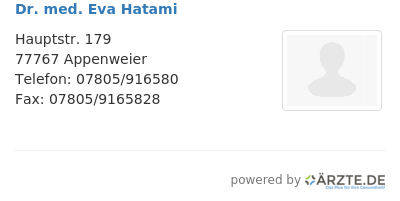 Dr med eva hatami