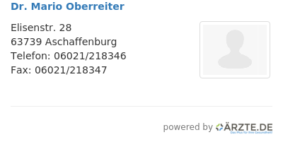 Dr mario oberreiter