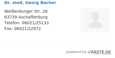 Dr med georg bacher 586866