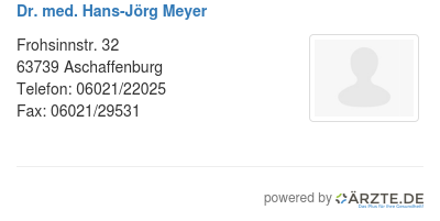 Dr med hans joerg meyer 523535