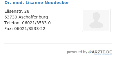 Dr med lisanne neudecker