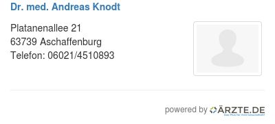 Dr med andreas knodt