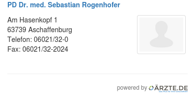 Pd dr med sebastian rogenhofer