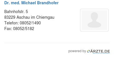 Dr med michael brandhofer