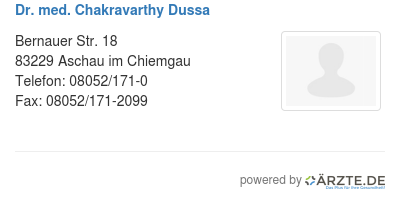 Dr med chakravarthy dussa