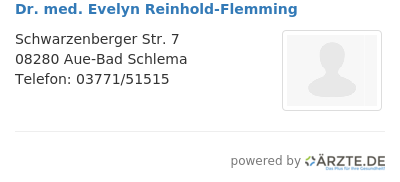 Dr med evelyn reinhold flemming