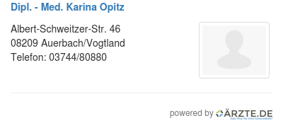Dipl med karina opitz