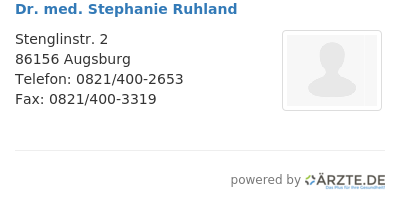 Dr med stephanie ruhland