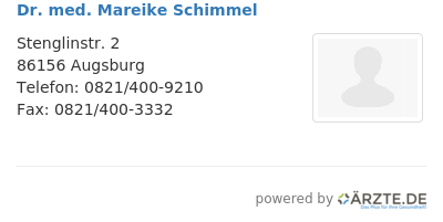 Dr med mareike schimmel