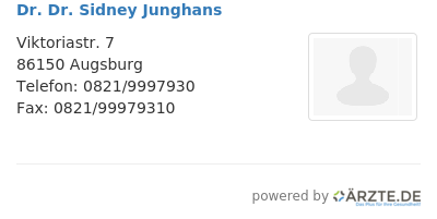 Dr dr sidney junghans