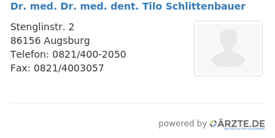 Dr med dr med dent tilo schlittenbauer 592220