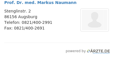 Prof dr med markus naumann