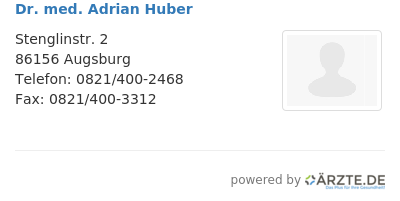 Dr med adrian huber