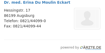 Dr med erina du moulin eckart