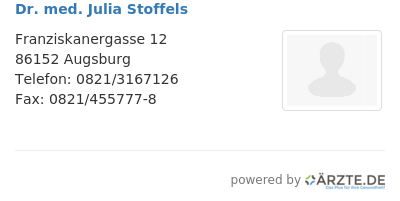 Dr med julia stoffels