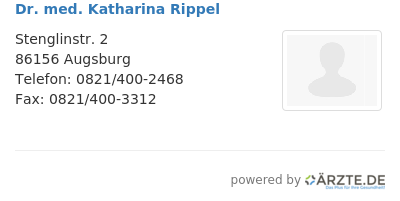 Dr med katharina rippel