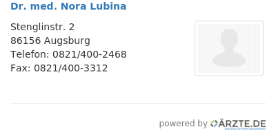 Dr med nora lubina
