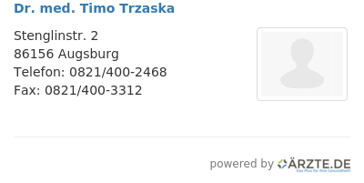 Dr med timo trzaska