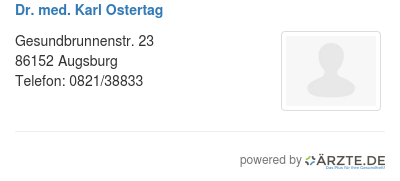 Dr med karl ostertag