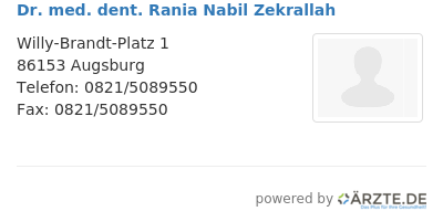 Dr med dent rania nabil zekrallah