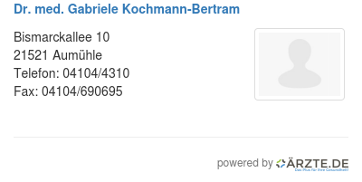 Dr med gabriele kochmann bertram